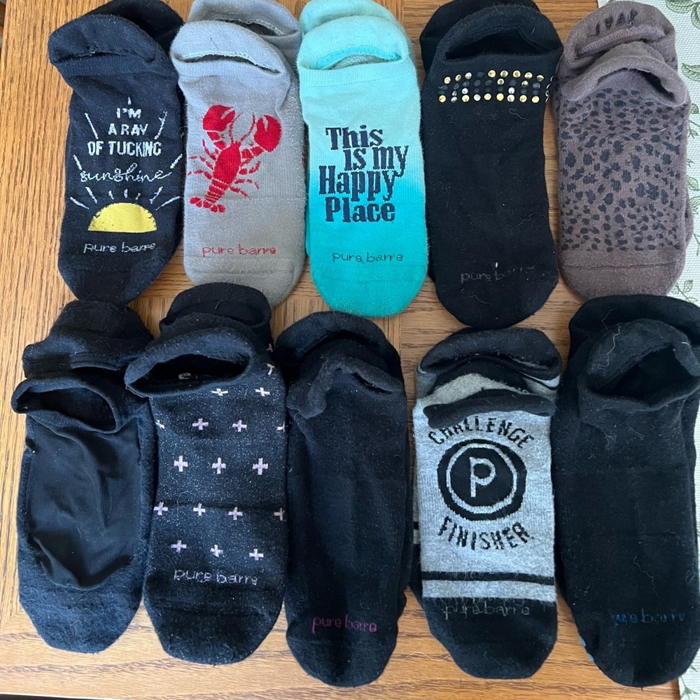 Pure barre sticky socks - mediums